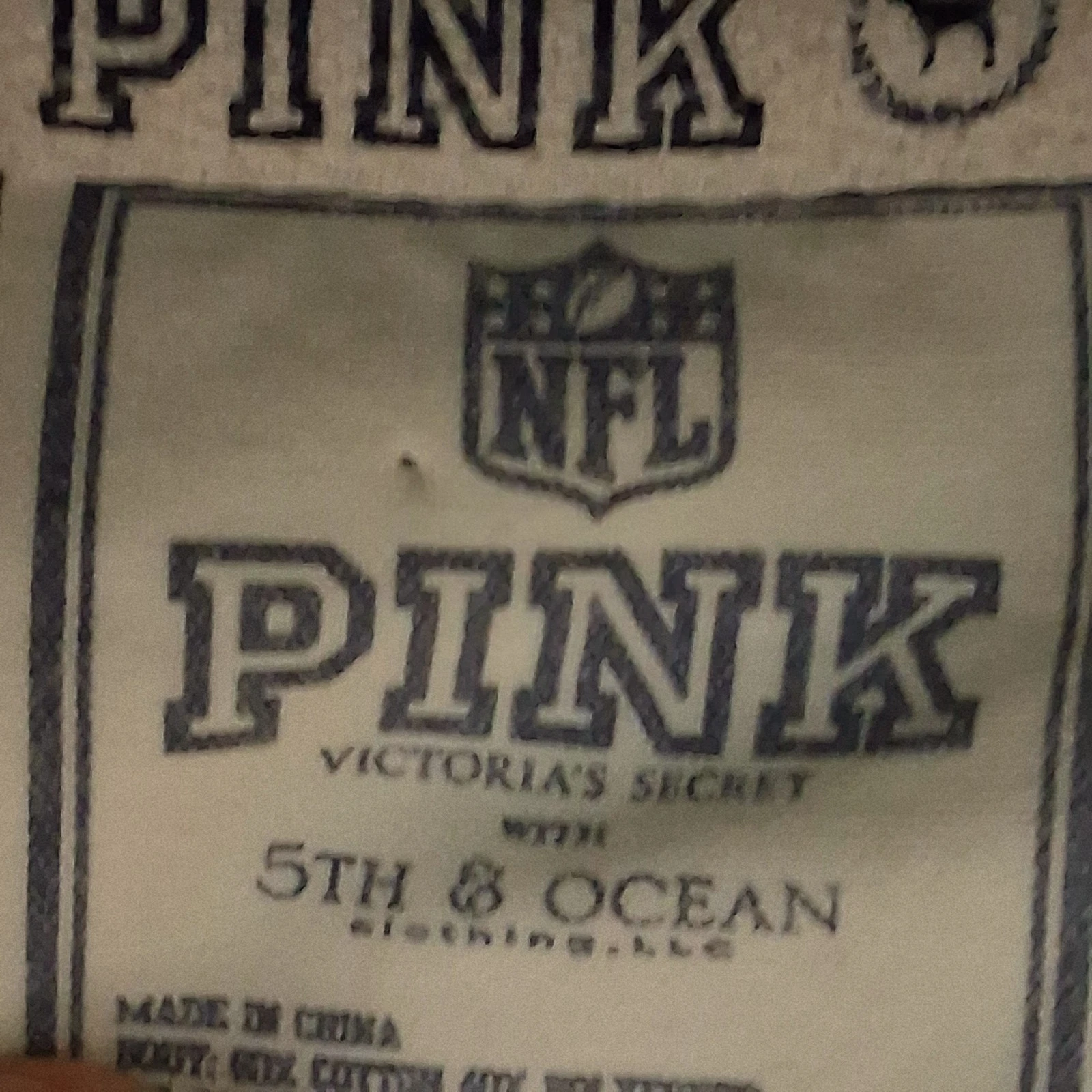 UNDERCOVER Felpa con cappuccio Victoria Secret Ltd Edition NFL Denver Broncos Love You grigia media