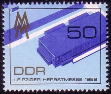 3267 Leipziger Herbstmesse 50 Pf 1989 aus Block 99 **