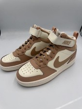 Nike Court Borough Mid 2 GS Ivory/Sail/Hemp Youth 5.5/W7 New