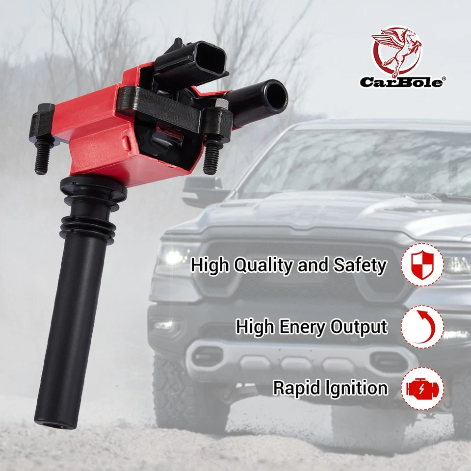 Juego de 8 bobinas de encendido y 16 bujías y cables para Dodge Ram 1500 2500 V8 5,7 L UF378 Foto 2 de 4