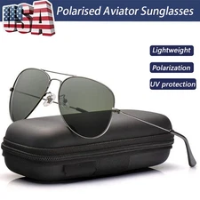 Polarized Aviator Sunglasses for Men Women Classic Pilot UV Protection