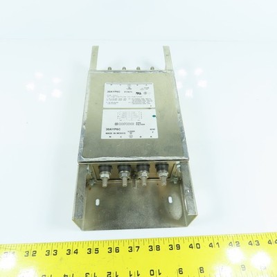 Corcom 30AYP6C EMI Line Filter 30 Amp 50-60HZ 250/440V