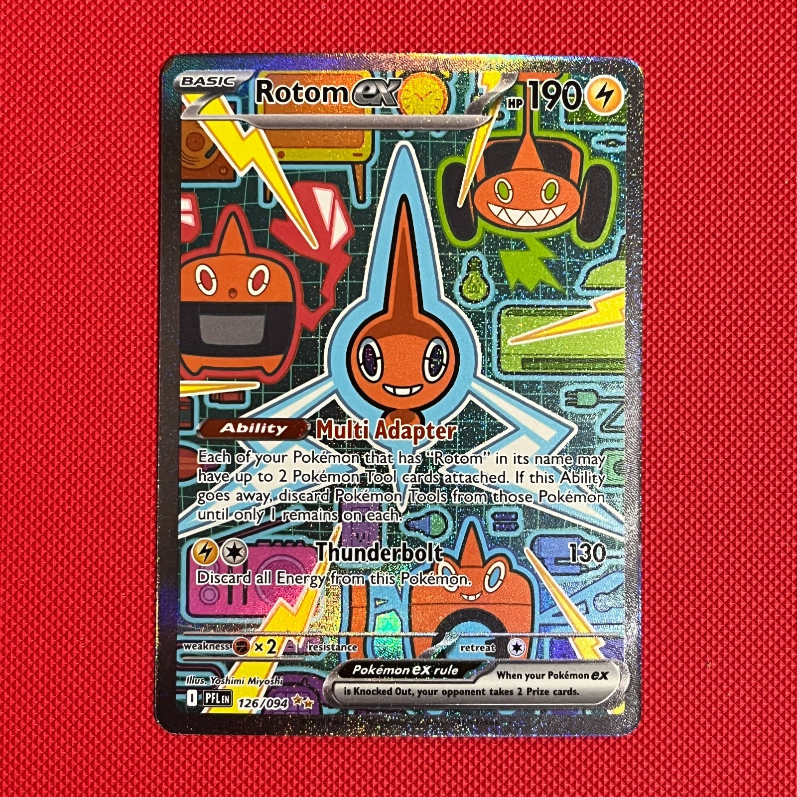 Rotom ex 126/094 - Special Illustration Rare - ME: Phantasmal Flames - LP