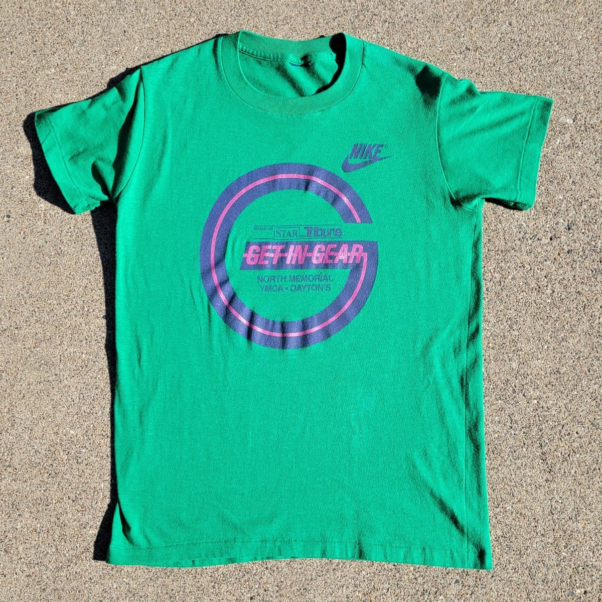 Nike Graphic Tee Blue Vintage T-Shirts for Men for sale | eBay