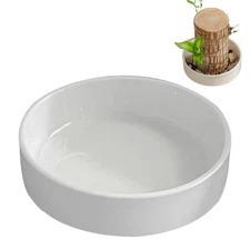 2 Pcs Plant Tray Decoration Office Potted ABS Pots For Brazilian Wood
