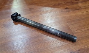 Bontrager PRO Carbon Seatpost 31.6mm X 400mm Black Alloy Head Plain 275g