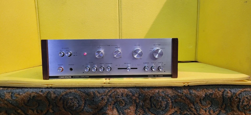 Amplificatore EMERSON EA 2400 classe 1972 RARO - Immagine 4 di 4