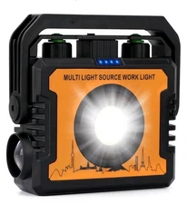 Magnetic LED Work Light 1500LM Rechargeable, 7 Modes, Hook, NEW!