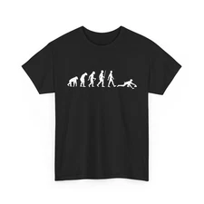 Curler Evolution T-Shirt, Curling Player Ice Curling Winter Sports Lovers Shirt