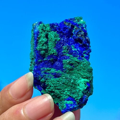 39G BEST NATURAL Azurite/Malachite Crystal Quartz Minerals Specimens