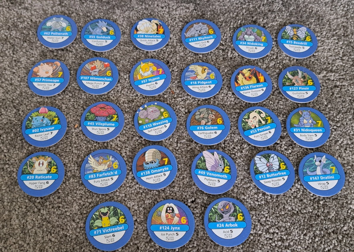 Pogs Pokemon Game Pieces & Parts for sale | eBay