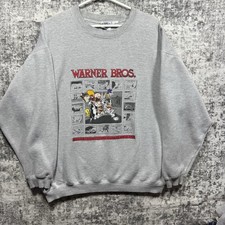 Vintage 90s Looney Tunes Men  s XL Embroidered Crewneck Sweatshirt Taz Bugs Bunny