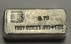 9.78 OZ SIK VINTAGE POURED 999 SILVER BAR