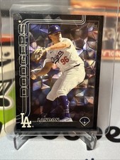 2025 Topps Series 2 #531 Landon Knack Black Diamante Foil /10 Dodgers