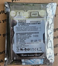 Western Digital Black WD5000BPKT 00PK4T0 500GB 2.5" SATA HardDrive - NEW