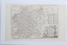 Sacro Romano Impero Germania Austria Paesi Bassi Boemia 1768 mappa incisa