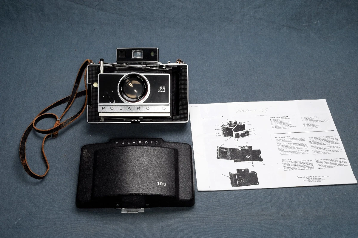 POLAROID 195 ポラロイド カメラ Polaroid Model 195 Packfilm Land Camera