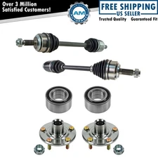 Front CV Axle Shaft Assembly Wheel Hub Bearing Kit Set 4pc for CRV CR-V