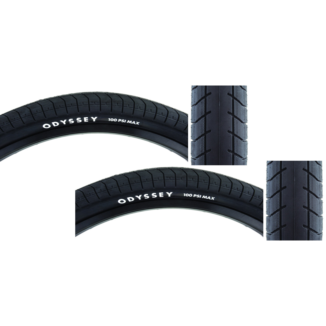 Pack of 2 Odyssey Path Pro 20x24 Clincher Wire TPI 60 BlackBlack Reflective 17790₽