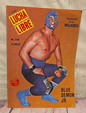 1988 Lucha Libre Magazine #1246 Blue Demon Huracan Ramirez - MADE IN MEXICO