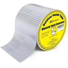 Outdoor Butyl Tape Rubber Patch Leak RV Repair Metal Roof Seal Tape - 4in x 16ft