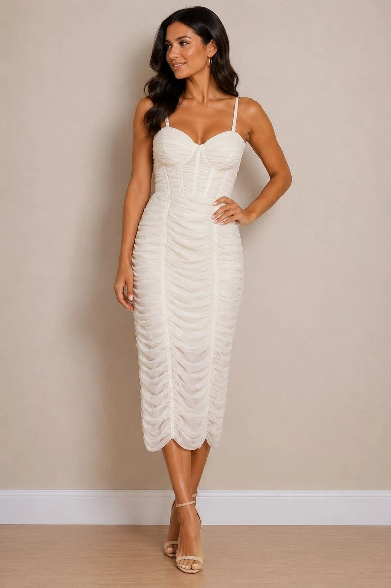 White BCBGMAXAZRIA Maxi Dresses for Women for sale | eBay