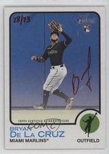 2022 Heritage Real One Special Edition Red Ink /73 Bryan De La Cruz Auto w5p