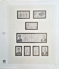 PAGES D'ALBUM SAFE DUAL  FRANCE 1971 à 1998 OCCASION
