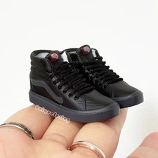 1/6 Scale Skateboard Shoes Action Figure Accessories Male Female Hi-Top Sneakers