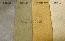 6 Inch Wide Mil Spec VELCRO® Brand Hook OR Loop Coyote Ranger Tan Black (1 Yard)