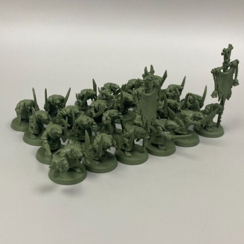 24 SKAVEN PLAGUE MONKS WARHAMMER AGE OF SIGMAR CLAN PESTILENS GAMES WORKSHOP AOS - Picture 4 of 5