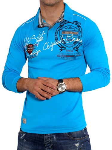 Herren Langarm Poloshirt Longsleeve Polohemd Polo T-Shirt Hemd 20-6028 NEU - Bild 16 von 17