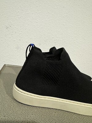 Rothy\'s The Chelsea Slip On Black High Top Boots Womens 7.5 Sneakers Shoes Black Rothy main image 3