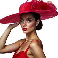 Exclusive Fuchsia Pink Designer Millinery by Hat Couture Wedding Bridal AscotHat