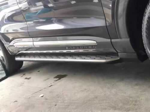 2PCS Running Boards Side Steps Fits For Ford Explorer 2020-2025 Silver Boards - Picture 3 of 9