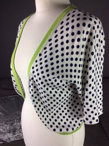 navy cropped cardigan uk