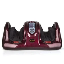 Shiatsu Kneading Rolling Foot Massager Health Red For Circulation & Pain Relief