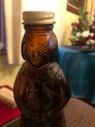 Vintage Mrs. Butterworth Amber Brown Glass Syrup Bottle with Cap 10" — photo 1