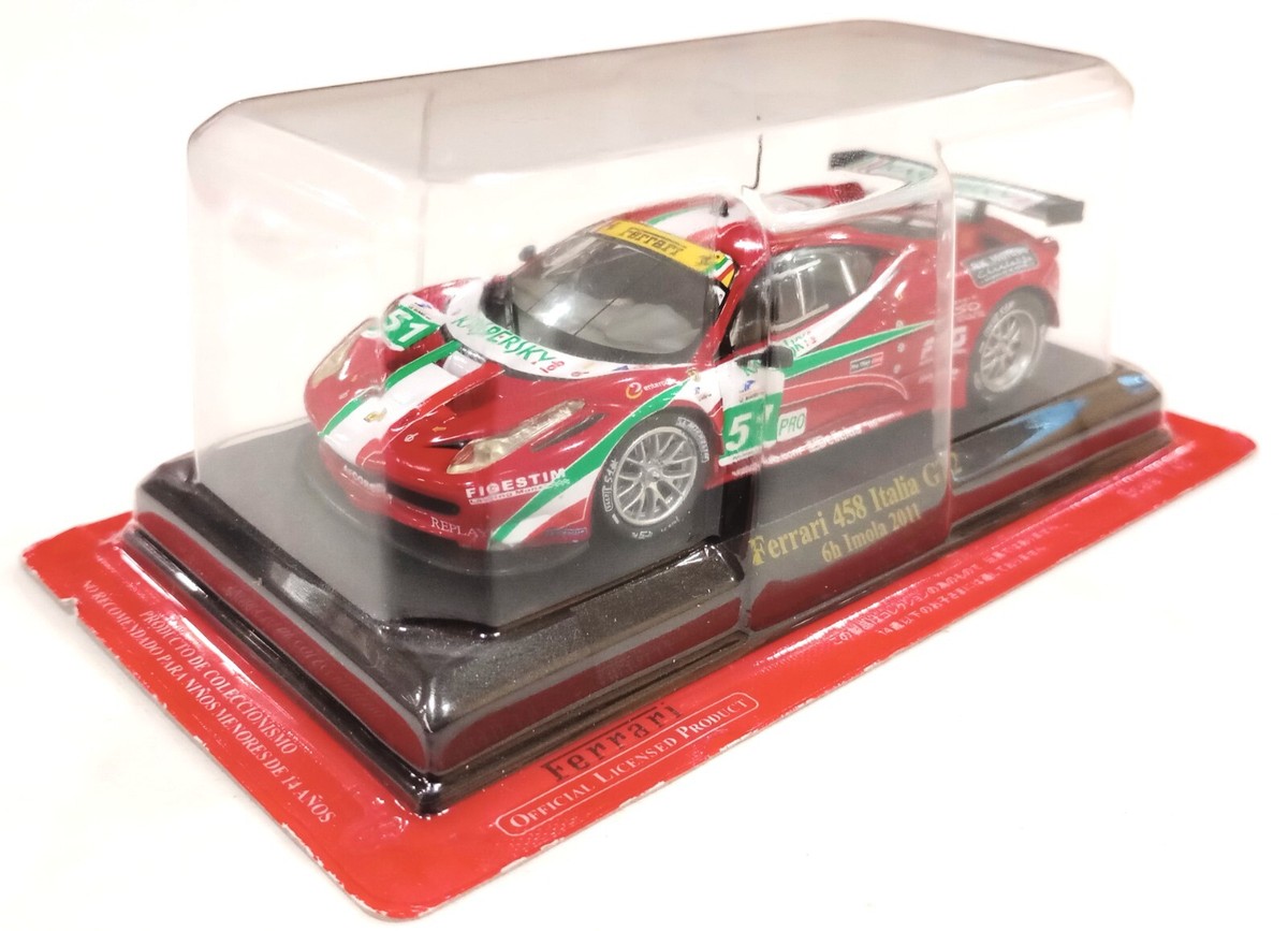 Hachette 1/43 Ferrari 458 Italia GT2 - 6h Imola 2011 (#85 Hachette 1/43 Ferrari 458 Italia GT2 - 6h Imola 2011 (#85