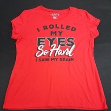 Wond Up Tshirt " I Rolled My Eyes So Hard I Saw My Brain Size XXXL(21)