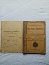 TESTO-ATLANTE SCOLASTICO GEOGRAFIA MODERNA FASCICOLO I ED.INTEGRA e RIDOTTA 1911