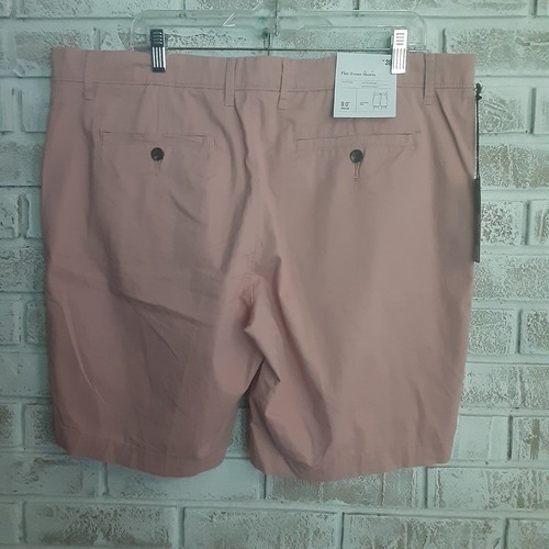 Pantaloncini corti Goodfellow nuovi con etichetta Linden Flat Front taglia 38 rosa corallo - Foto 5 di 7