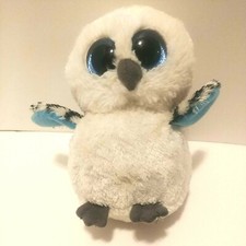 Ty Beanie Boos Spells The Owl Plush Stuffed Animal Toy 7" Glitter Eyes No Tag