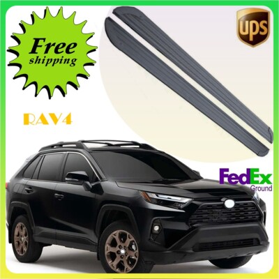 Passt für RAV4 2019-2023 2024 2PCS Fixed Running Board Side Step Pedal Nerf Bar