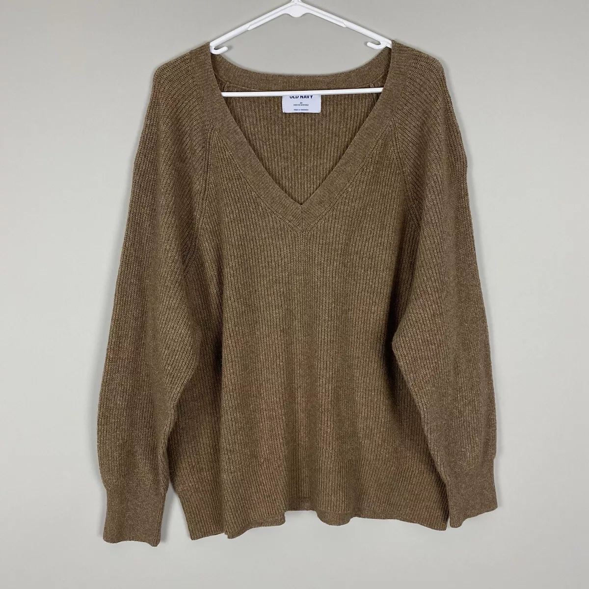 Heathered Cozy Shaker-Stitch Pullover Sweater for Women