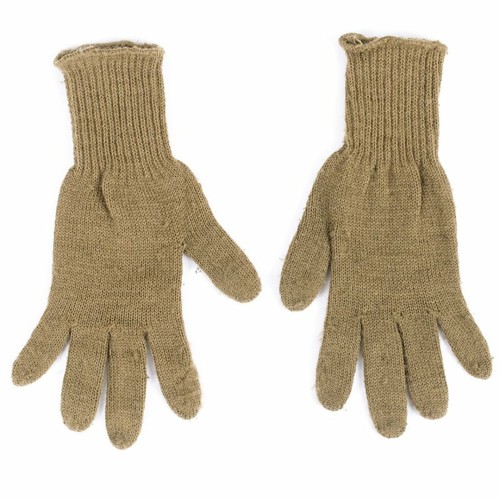 USGI Cold Weather Glove Wool Inserts Large Type II Class 4 Tan 100% Wool 