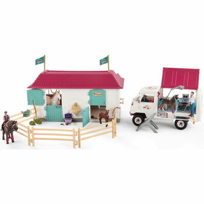 Schleich Horse Club Veterinary Visit at the Stable 72147 Horse