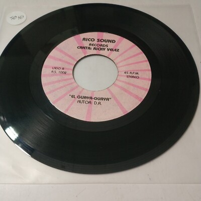 Ricky Velez Navidad Cumpleanos de Cristo / El Guaya Guaya RICO SOUND VG+ #4040