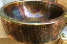 Thompson Traders RTW Legacy Bath Baccus Tornasol Round Semi-Double Wall Handcraf