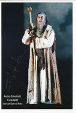 Andrea Silvestrelli Signed 6 x 8 Photo / Autographed Opera Singer